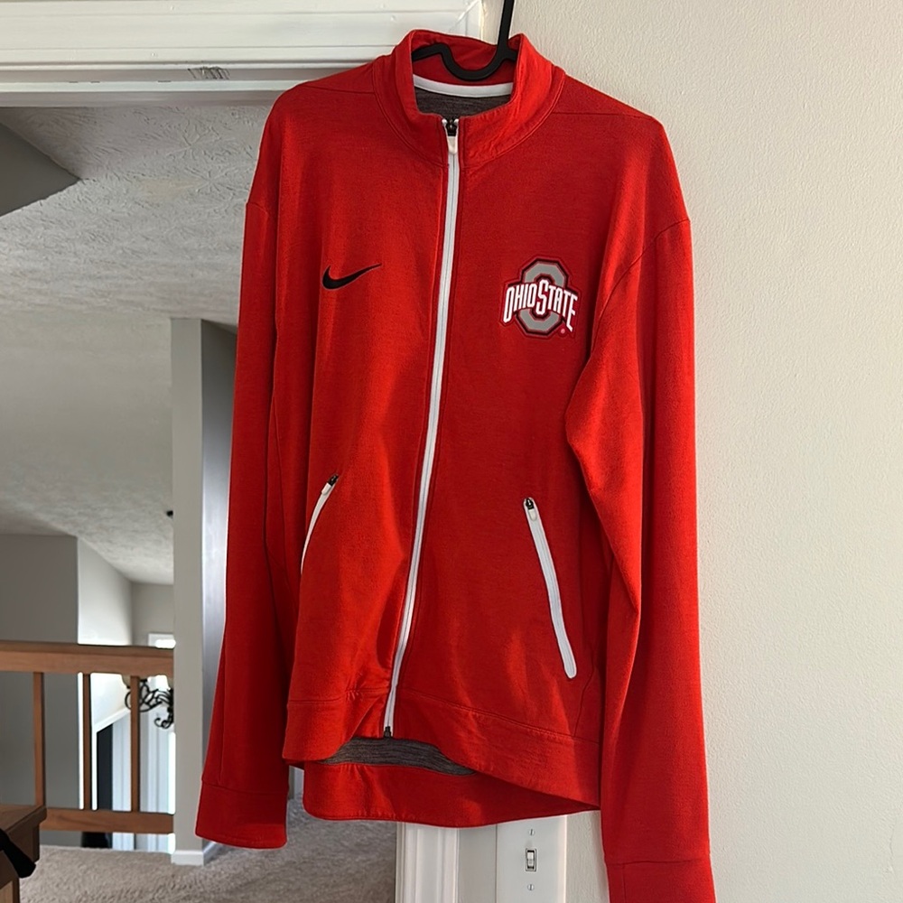 Nike Red Ohio State Full-Zip Jacket